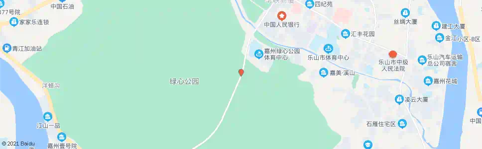 乐山绿心路北_公交站地图_乐山公交_妙搜公交查询2025