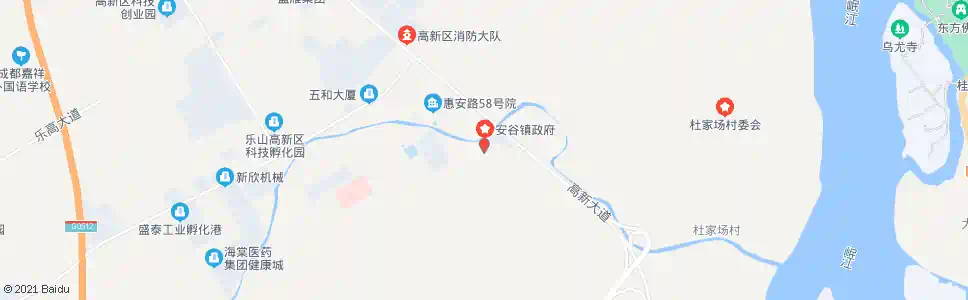 乐山洛都寺_公交站地图_乐山公交_妙搜公交查询2025