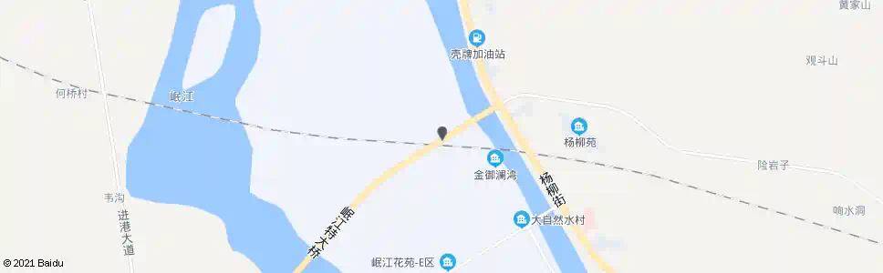 乐山五通岷江大桥西_公交站地图_乐山公交_妙搜公交查询2025
