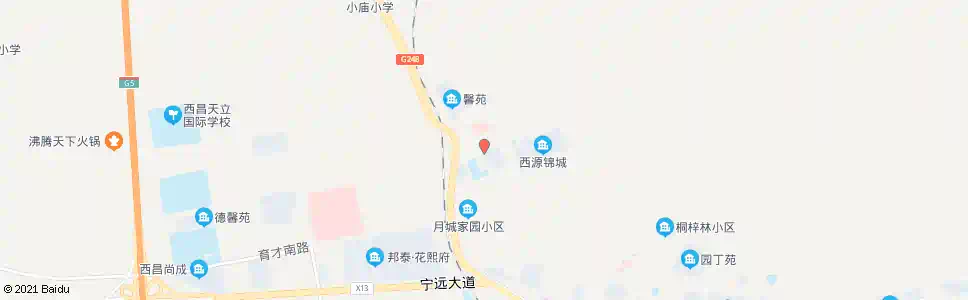 凉山长宁小区工行_公交站地图_凉山公交_妙搜公交查询2025