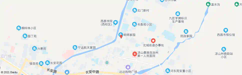 凉山城北小区_公交站地图_凉山公交_妙搜公交查询2025