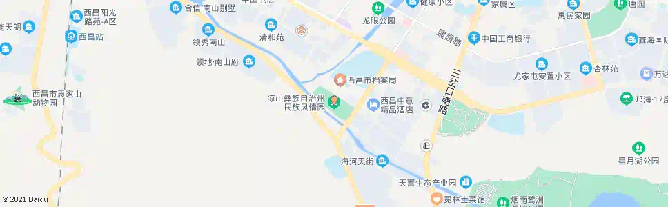 凉山民族风情园_公交站地图_凉山公交_妙搜公交查询2025