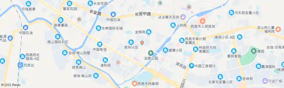 凉山胜利南路一段_公交站地图_凉山公交_妙搜公交查询2025