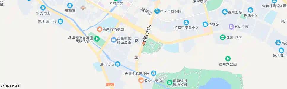 凉山火把广场_公交站地图_凉山公交_妙搜公交查询2025