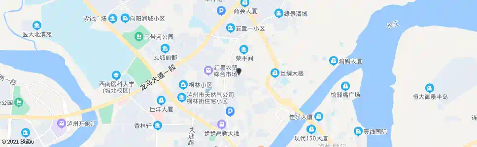 泸州汇金路_公交站地图_泸州公交_妙搜公交查询2025