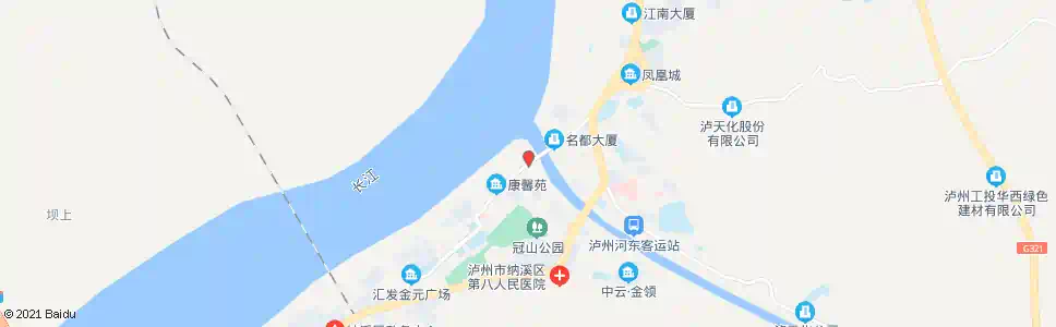 泸州云溪大桥西_公交站地图_泸州公交_妙搜公交查询2025