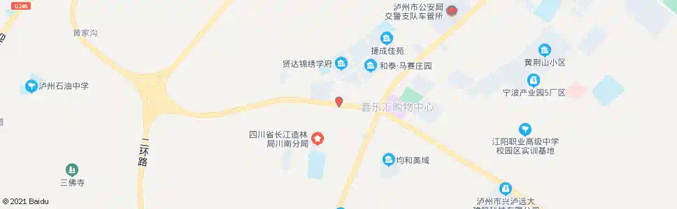 泸州机场路东站_公交站地图_泸州公交_妙搜公交查询2025