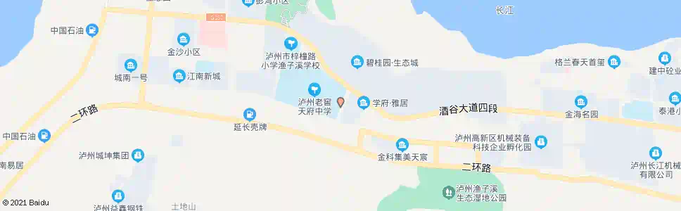 泸州天府中学东门_公交站地图_泸州公交_妙搜公交查询2025