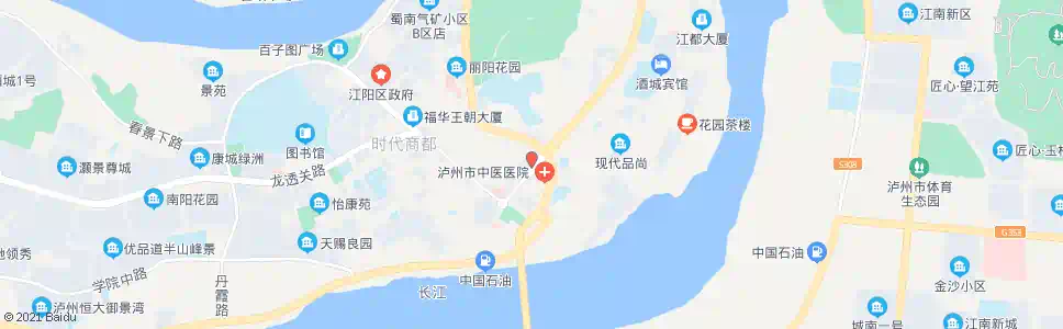 泸州泸州日报社_公交站地图_泸州公交_妙搜公交查询2025