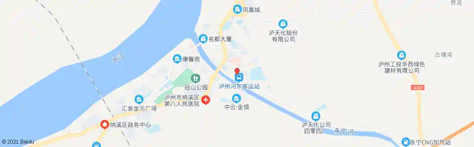 泸州马房_公交站地图_泸州公交_妙搜公交查询2025