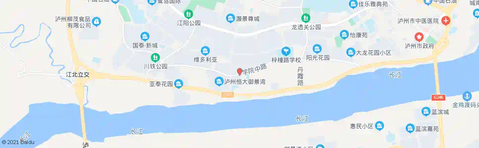 泸州狮子崖_公交站地图_泸州公交_妙搜公交查询2025