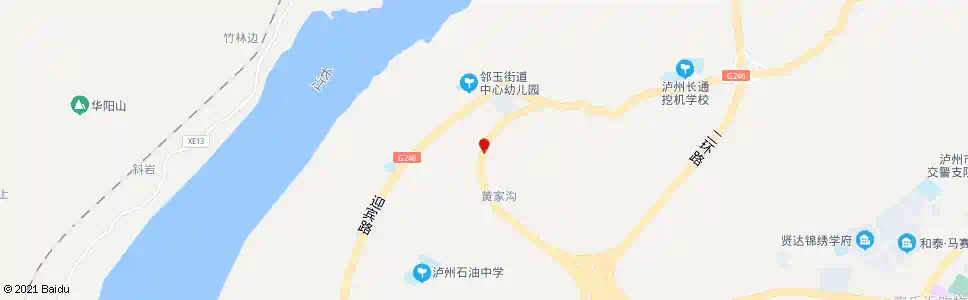 泸州李九坝_公交站地图_泸州公交_妙搜公交查询2025
