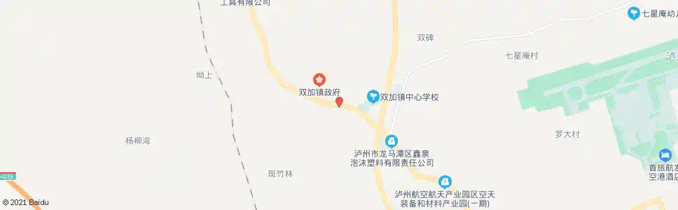 泸州双加场_公交站地图_泸州公交_妙搜公交查询2025
