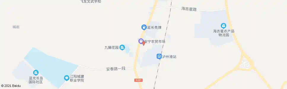 泸州安居街_公交站地图_泸州公交_妙搜公交查询2025