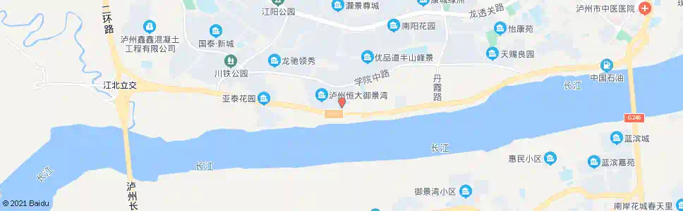 泸州南城小学_公交站地图_泸州公交_妙搜公交查询2025