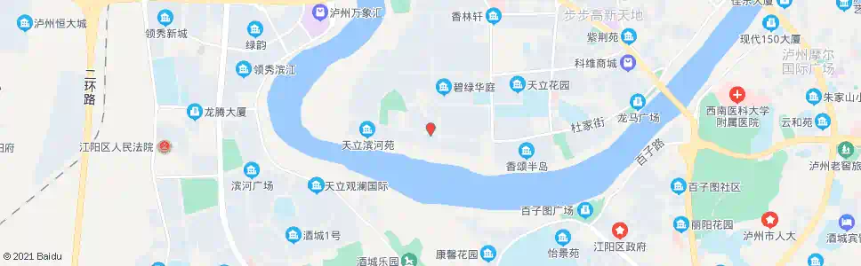 泸州杜家街西_公交站地图_泸州公交_妙搜公交查询2025