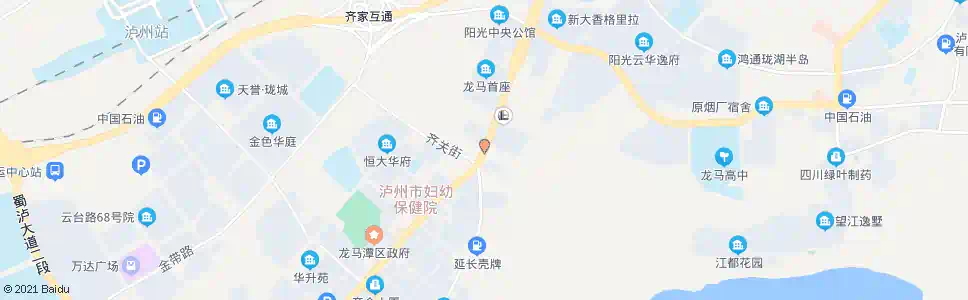 泸州齐家路口_公交站地图_泸州公交_妙搜公交查询2025
