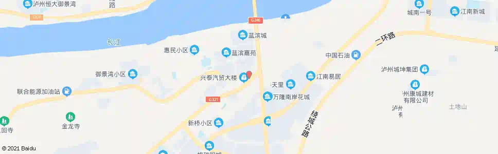 泸州桥南_公交站地图_泸州公交_妙搜公交查询2025