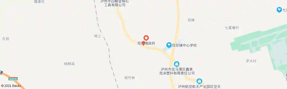 泸州双加镇政府_公交站地图_泸州公交_妙搜公交查询2025