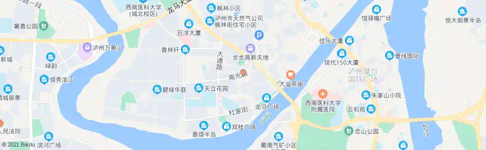 泸州南光路_公交站地图_泸州公交_妙搜公交查询2025