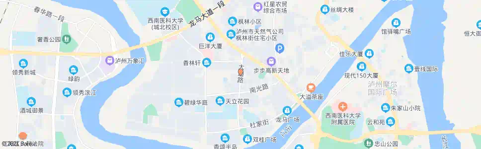 泸州柏香林_公交站地图_泸州公交_妙搜公交查询2025