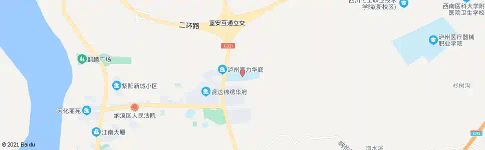 泸州纳溪中学_公交站地图_泸州公交_妙搜公交查询2025