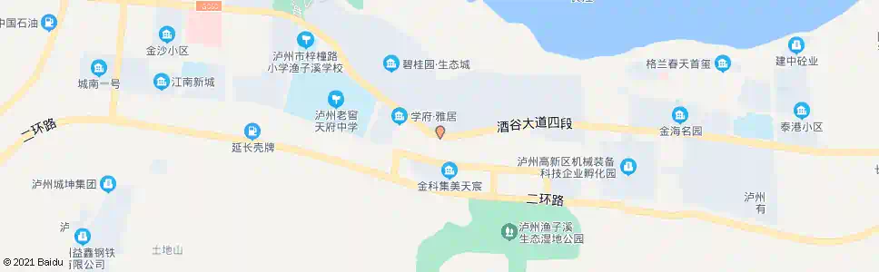 泸州鱼子溪_公交站地图_泸州公交_妙搜公交查询2025