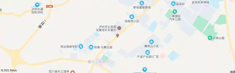 泸州段一科技路口_公交站地图_泸州公交_妙搜公交查询2025