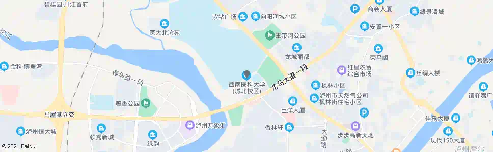 泸州医学院_公交站地图_泸州公交_妙搜公交查询2025