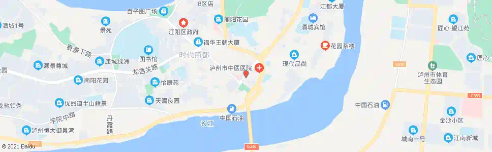 泸州文化广场(上)_公交站地图_泸州公交_妙搜公交查询2025