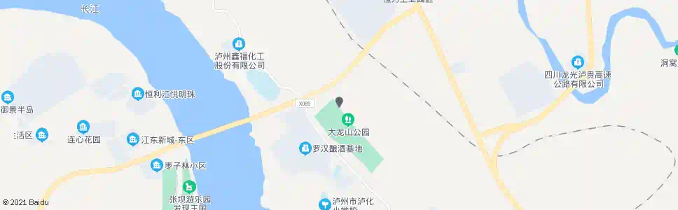 泸州大通路口_公交站地图_泸州公交_妙搜公交查询2025