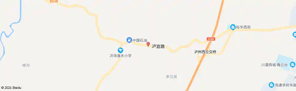 泸州榆合山_公交站地图_泸州公交_妙搜公交查询2025