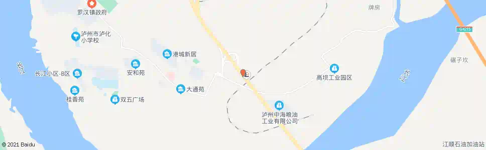 泸州泰安大桥北_公交站地图_泸州公交_妙搜公交查询2025
