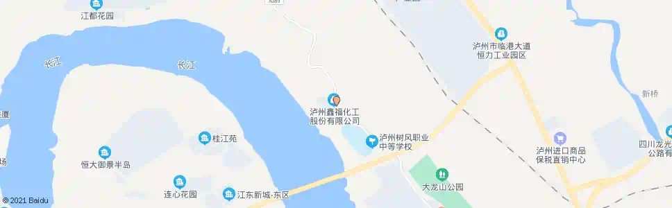 泸州南郊水厂_公交站地图_泸州公交_妙搜公交查询2025