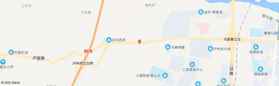 泸州十公里_公交站地图_泸州公交_妙搜公交查询2025