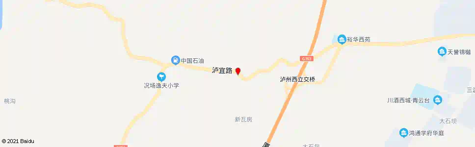 泸州小湾子_公交站地图_泸州公交_妙搜公交查询2025