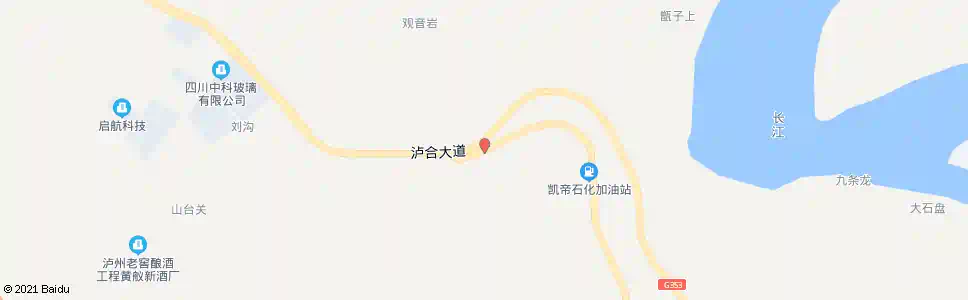 泸州人脑岩_公交站地图_泸州公交_妙搜公交查询2025