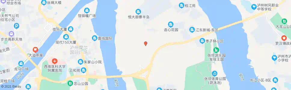 泸州茜草干道_公交站地图_泸州公交_妙搜公交查询2025