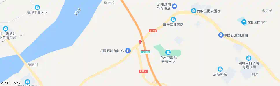 泸州龙头铺_公交站地图_泸州公交_妙搜公交查询2025