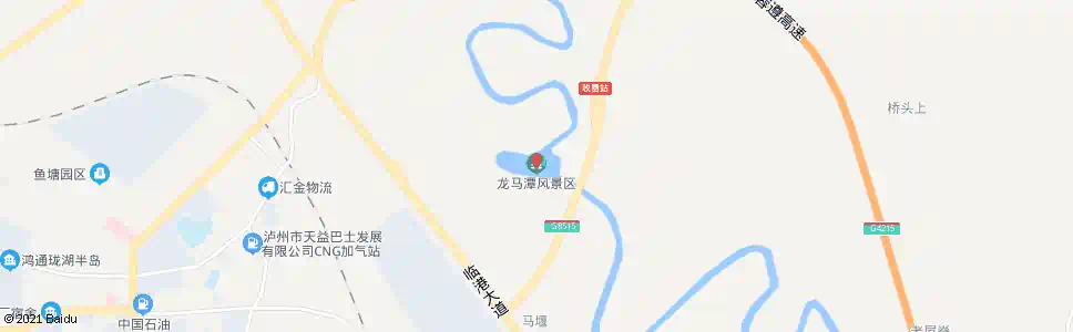 泸州龙马潭风景区_公交站地图_泸州公交_妙搜公交查询2025