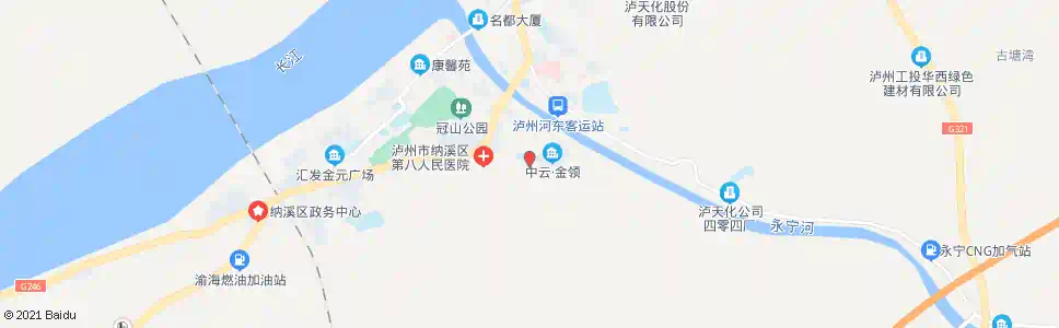 泸州金安路_公交站地图_泸州公交_妙搜公交查询2025