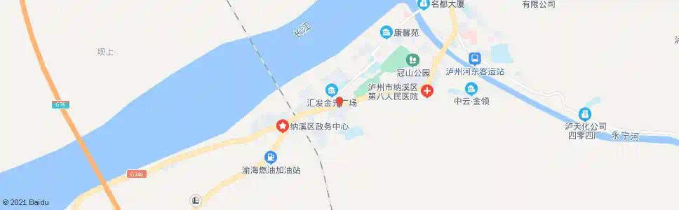 泸州百梯_公交站地图_泸州公交_妙搜公交查询2025