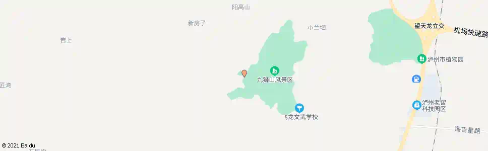 泸州九狮阳高寺_公交站地图_泸州公交_妙搜公交查询2025