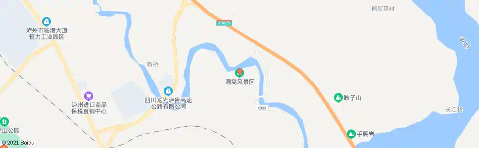 泸州洞窝风景区_公交站地图_泸州公交_妙搜公交查询2025