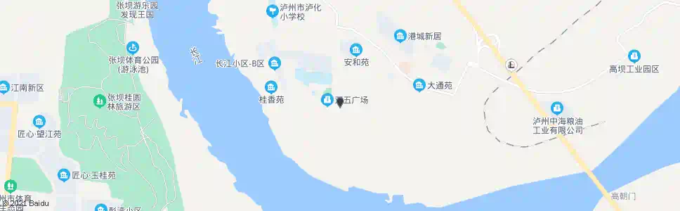 泸州高坝_公交站地图_泸州公交_妙搜公交查询2025