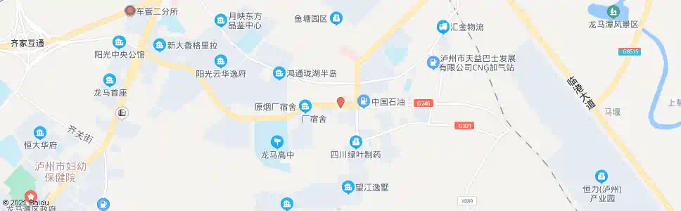 泸州鱼塘卫生院_公交站地图_泸州公交_妙搜公交查询2025