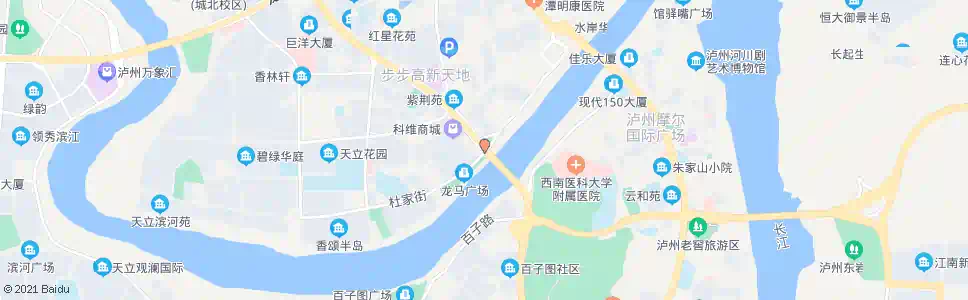 泸州沱江二桥南_公交站地图_泸州公交_妙搜公交查询2025