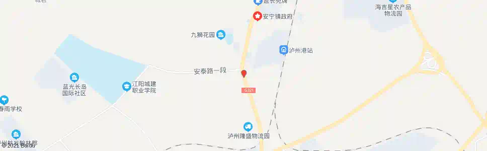 泸州安宁大道_公交站地图_泸州公交_妙搜公交查询2025