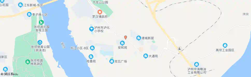 泸州工人村_公交站地图_泸州公交_妙搜公交查询2025