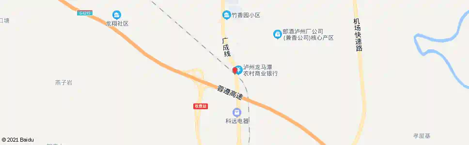 泸州岳坡山_公交站地图_泸州公交_妙搜公交查询2025